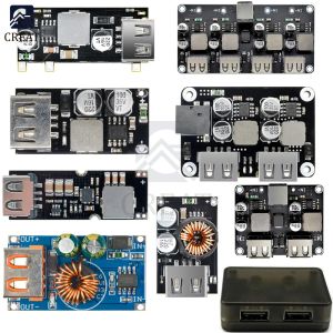 QC3.0 QC2.0 USB-DC-DC-Buck-Konverter-Lade-Ladungschrittmodul 6V-32V 9V 12V 24 V an schnelle Schnellladegerät 3V 5V 12V