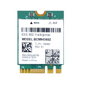 カードBCM94360 1200M 5GデュアルバンドラップトップワイヤレスカードNGFFM2 BCM94360Z P9JB