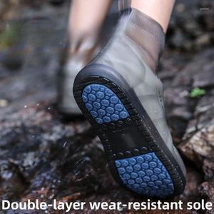 Slippers Waterproof Shoe Covers Silicone Anti-Slip Rain Boots Unisex Sneakers Protector For Outdoor Rainy Day Reusable Shoes Cover