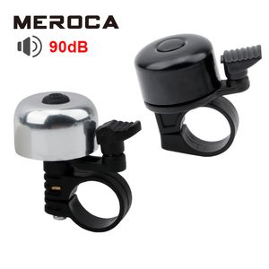 MEROCA Bicycle Bell Aluminum Alloy Mountain Road Bike Horn Crisp Sound Alarm Cycling Safety 22mm Handlebar Ring Bicycle Call