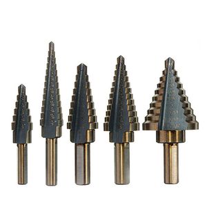 5PCS HSS KROK BIT BIT COBALT LIWEM OPIOR 50 STEP WIERTY ZESTAW BIT BIT