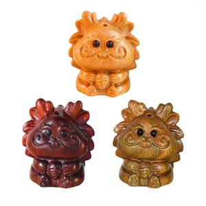 装飾的な置物Fengshui Zodiac Animal Ornament Cute for Chinese Spring Festival自宅の装飾