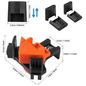 90 Derece Dik Açılı Kelepçe Ayarlanabilir Salıncak Açısı Kelepçesi Kaynak Ahşap İşleme Sondaj Yapımı Dolapları Çekmeceler Resim Çerçeveleri