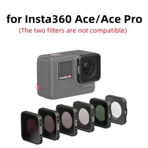 Accessori per INSTA360 ACE Pro Filters CPL MCUV ND8/16/32/64 Filtro dell'obiettivo della fotocamera Action Set per Insta360 Ace Pro/ACE Accessori