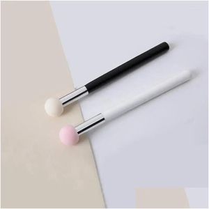 Makeup Brushes Foundation concealer Smudge Brush Våt och torr användning med dubbla användningar av svamp Huvudsvamp Tools Drop Delivery Health Beauty Acce Otnjy