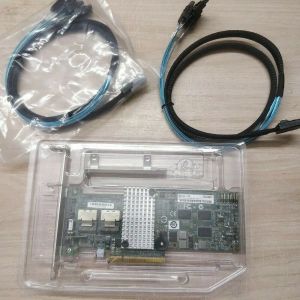 Cards LSI 92648i 6GB PCIE RAID CONTROLLER 256M RAID5/6+key +2*SFF8087 to (4)7 Pin SATA