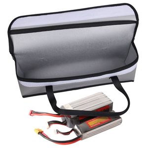 Battery Portable Fireproof ExplosionProof Lipo Safety Storage Bag Fire Resistant 465x95x175mm for eBike Battery Lithium Hailong