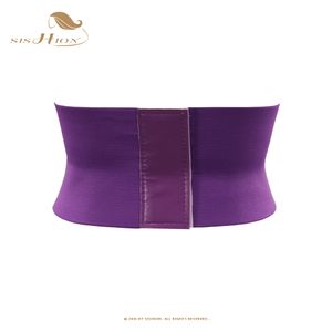 Sishion Gaine Amincissante Femme紫色のコルセット女性用VD2596スチームパンクエラスティックベルトワイドウエストコルセットゴシック服ゴルセット