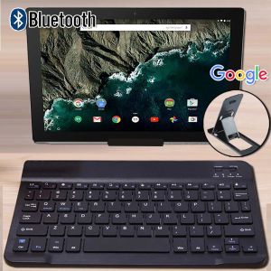 キーボードスリムポータブルワイヤレスBluetoothキーボードGoogle Nexus 10/Google Nexus 9 8.9インチ/Google Pixel Cタブレットキーボード+ブラケット