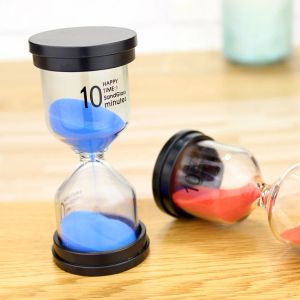 1/3/5/10/15/20/30/45/60 minuti Orologio di sabbia Sandclass Sandclass Sand Coro Orologio per cuocere per bambini Sand Sand Timer Glass Home Decor