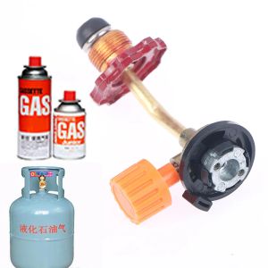 High Quality Butane Gas Cylinder Fuel Tank Filler Connector Adapter Valve Safe Switching Charging Inflatable Valve Multi-tool