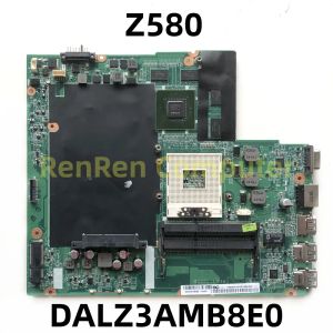 Scheda madre Dalz3AMB8E0 per Lenovo Z580 Laptop Motherboard Z580 HM76 1GB Dis GPU DDR3 Test lavoro 100%