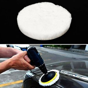 1Pc Wool Polishing Pad For Polisher Machine Waxing Polishing Buffing Car Paint Care Polisher Pads For Car Polisher 3/4/5/6/7Inch