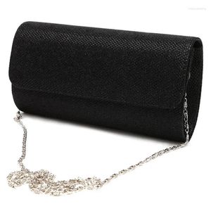 Evening Bags Sequins Shiny Chain Bag For Women Bridal Clutch Party Wedding Shoulder Ladies Handbags Purse 2024 Make Up