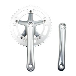 46T 170 mm Eingeschwindigkeit Fixed Getriebe Klappbike -Kurbel 130 BCD Aluminium -Leichtmetallkettenkettenwheel Fixie Kurbel Set