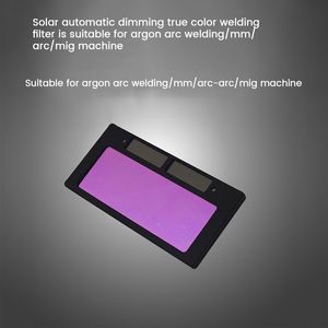 Lente de soldagem com energia solar Acessórios automáticos de máscara de soldagem de soldagem para lenças de soldagem para lentes de soldagem 1pc durável 1pc