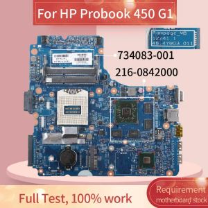 Moderkort 734083001 734724601 Laptop Motherboard för HP Probook 440 450 470 G1 Notebook Mainboard ZSO51 122411 48.4YW03.011 SR17D