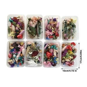 Natural Dried Flower Kit Pressed Artwork Handcrafts Leaves Herb DIY Dry Plants Scented Candle Making Craft For Home Decor