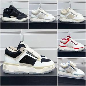 Designer MA-1 Schnürma-2-Brot-Trainer Schuhe Plattform Mesh Blau Blau rotes Stadion Mineral Hardware-Leder Quarz graue Wolke Haze Männer Frauen im Freien Sneakers 36-45