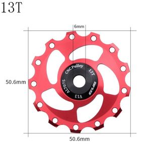 GUB 11T 12T 13T 14T MTB自転車リアデレイラージョッキーホイール9/10/11スピードガイドプーリー合金CNC for Shimano Sram Road Bike