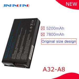 Batterien New A32A8 Laptop -Akku für A8a A8A A8DC A8E A8FM A8H A8H A8J A8JA A8JC A8JE A8JM A8JN A8JP A8JR A8JS A8JV A8Z N80