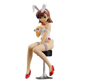 特定の魔法のインデックスのミサカ・ミコト・バニーガールPVCアクションフィギュアアニメセクシーな女の子のフィギュアコレクションモデル人形Q0723722437