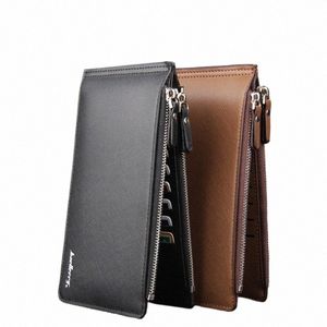 Klassische Frauen Brieftasche LG Multi-Card-Positi männliche Geldbörse Herren Anmeldehalter Falten Sie dünne Magie Wallet C-Karte u11n#