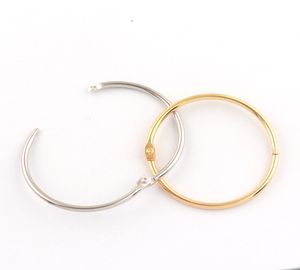 Silver/Gold Binder Pierścienie 2 '' Mieszka Pierścień Pierścień Ring Karty pierścieniowe luźne liście Pierścień Rzemiosła