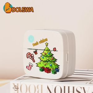 Printers Mini Printer Portable Printer Thermal Printing Sticker Wireless Inkless Pocket Printer Selfadhesive Label 1200mAh