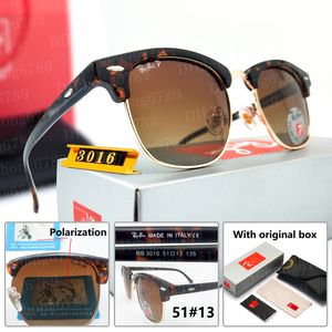 RBR Mega Club Master 3016 Sonnenbrillen Klassische Weg färtere 2140 Gläser Retro Frauen 3548 Sonnenbrillen Designer 4165 Eyewear Metall Rahmen Sonnenbrillen Unisex Schutzbrillen