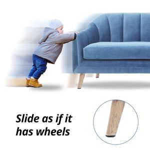 Móveis Magic Sliders Easy Sliders Felt Pet Feet Floor Protector Cadeira Round Rounds Saturs Protetores da perna Pontos de mesa