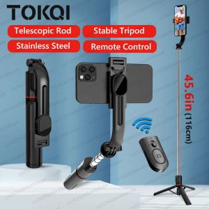 Sticks L13 1130mm versão estendida Bluetooth Selfie Stick Tripé dobrável com obturador remoto para Android iOS 2022 mais recente Hot