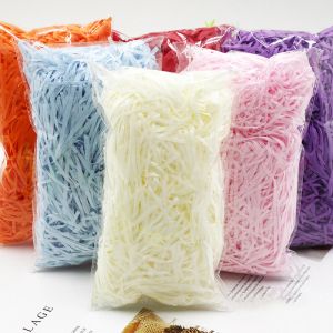 100G kolorowy papier DIY rozdrobniony papier z marszczeniem Raffii konfetti ślub świąteczny świąteczny pudełko na pudełko napełnianie materiału wypełniającego tkanki deco