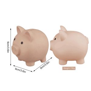 Sevimli Pig Piggy Bank Para Kutusu Para Tasarruf Güvenli Kutu Yetişkinler İçin Güvenli Kutu Çocuk Doğum Günü Festivali En İyi Hediye Ev Dekor