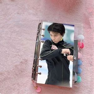 Блокноты Hanyu Yuzuru Skater Star фигура милая безумная блокнота веселая ручная учетная запись DIY ручная ноутбука