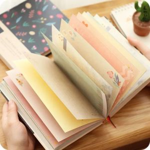 Notebooks Lovely Creative Notebook Beautiful Diary Note Book, Colored Inner Pages School Students Writring Pad