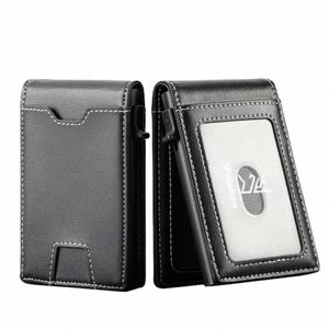 1pc Men's Smart Wallet For Men-Slim Minimalist Wallet, RFID Blocking Pop Up Wallet, Credit Card Holder, Carb Fiber Wallet a41M#