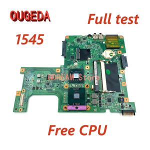 Moderkort OUGEDA 48.4AQ01.031 CN0G849F 0G849F G849F för Dell Inspiron 1545 Laptop Motherboard GM45 DDR2 Gratis CPU -huvudkort Fullt testat