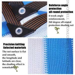 HDPE Anti-UV Terrace Parasol Outdoor Sunshade Przetwarzanie siatki szopa Top Tkanina Szopa Sunshade Anti Falling Net Car Cover