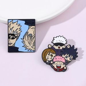 Jujutsu Kaisen boys brooch Cute Anime Movies Games Hard Enamel Pins Collect Metal Cartoon Brooch Backpack Hat Bag Collar Lapel Badges