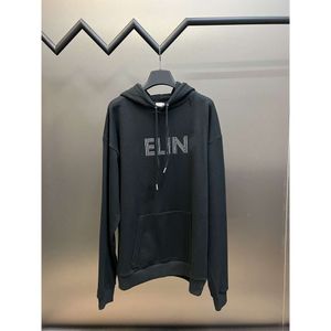 Version designer hoodie cel hooded kvinnor korrekt och cl män hem vatten diamant brev bomull fleece hooded tröja trendig mode unisex stil cel phjv 3nch q8tf