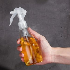 200ml Oil Sprayer Transparent Aclicy Vigega Oil Spray Bottle Dispenser Kichen Tool Cooking Utensils