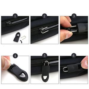 Zipper Slider Substituição Zipper Pulcurador Fixer Repair Kit Zipper para costurar roupas Backpack de roupas de mal