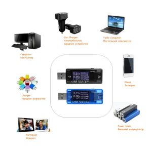 8 IN1 QC2.0 3.0 4-30 V Elektrische Stromversorgungsspannungsspannungstesterstrommesser Monitor Voltmeter Amperemeter 40% Rabatt auf