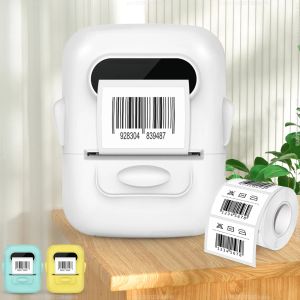 Skrivare Bluetooth Thermal Adhesive Printer P50 Label Printer Without Ink Portable Mini Sticker Printer Tag streckkod Frakt Label Maker