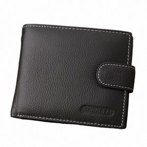 jinbaolai Leather Men Wallets Solid Sample Style Zipper Purse Man Card Horder Famous Brand Quality Male Wallet Wholesale M3YA#
