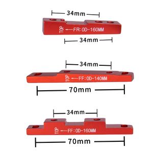 ZTTO Ultralight Road Bisiklet Disk Fren Düz Montaj Bisiklet Disk Fren Adaptörü Alaşım Braketi 140 160mm Rotor Bisiklet Parçaları