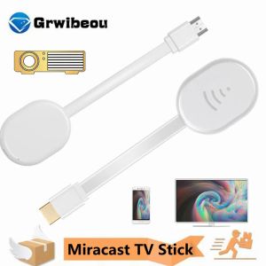 Box Grwibeou Miracast TV Stick Anycast Wireless WiFi Display Mottagare Mirascreen Dlna Airplay Dongle 1080p för Android iOS