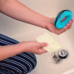 Circles Bathroom Silicone Sink Drain Hair Catcher Bath Stopper Capture Clean Plug Strainer Filter Shower Bathroom Accessories