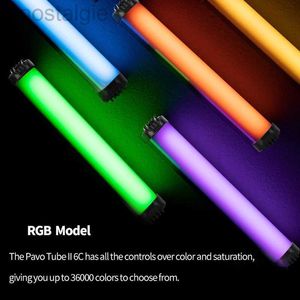 LED Rave Toy RGB Photography Lighting Video Light Stick Zauberstab mit Stativständer Party farbenfrohe LED -Lampe Füllung Light Handheld Flash Speedlight 240410